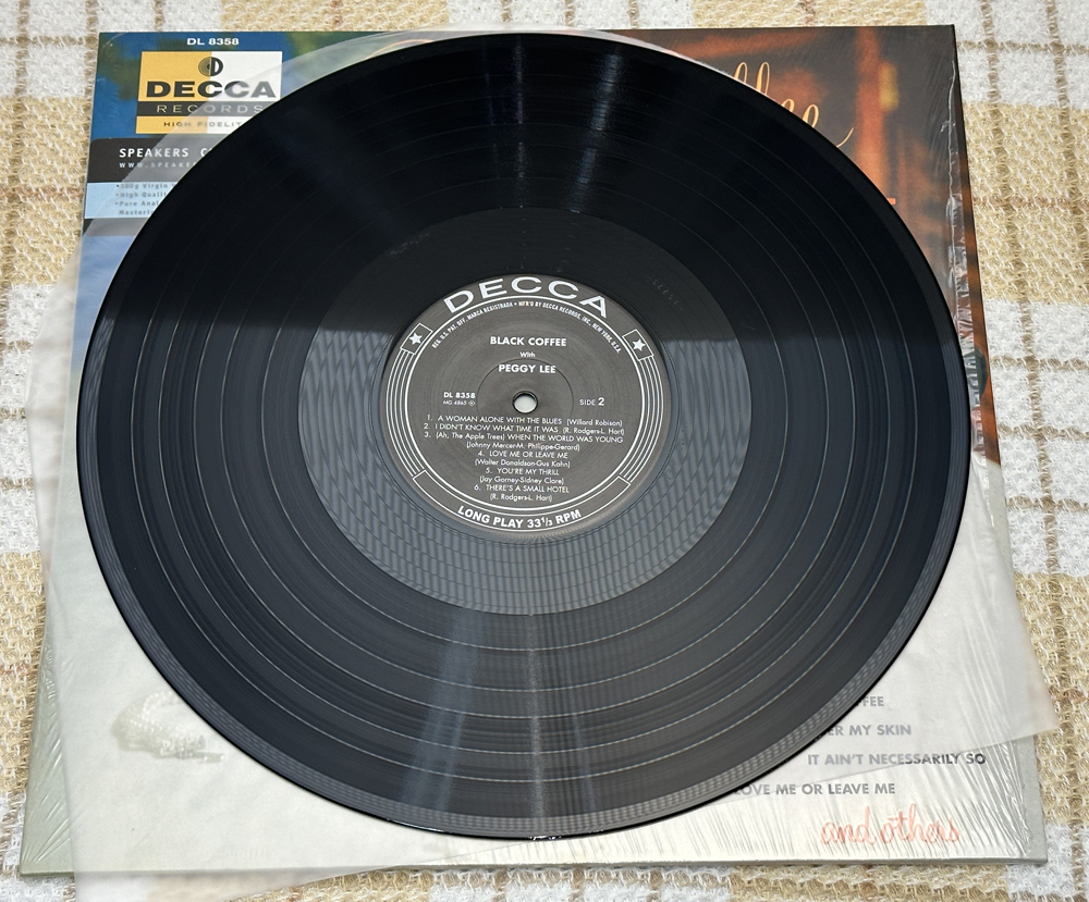 SPEAKERS CORNER RECORDS/PEGGY LEE